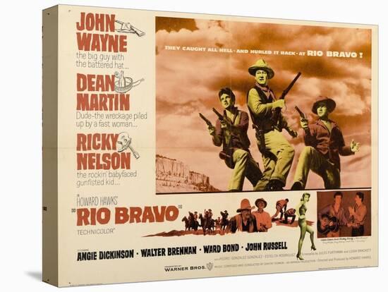 Howard Hawks' Rio Bravo, 1959, "Rio Bravo" Directed by Howard Hawks-null-Premier Image Canvas