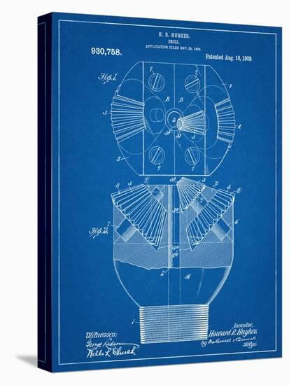 Howard Hughes Drill, Oil Drill Patent-null-Stretched Canvas