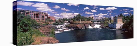 Howard Street Bridge over Spokane Falls, Spokane, Washington State, USA-null-Stretched Canvas