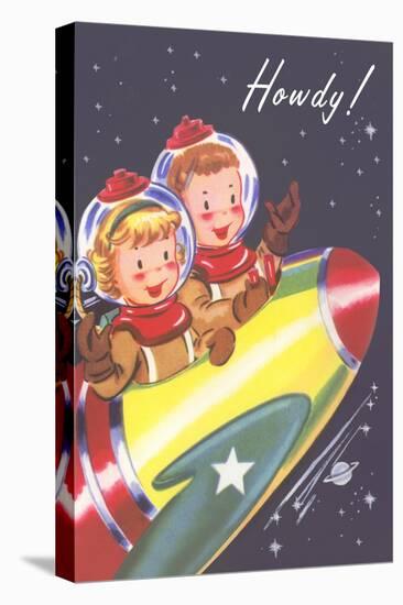 Howdy from Kids in Outer Space-null-Stretched Canvas