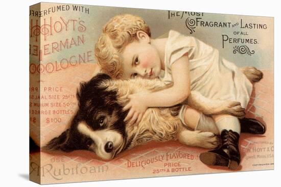 Hoytes Cologne, Dogs, Womens, USA, 1890-null-Premier Image Canvas