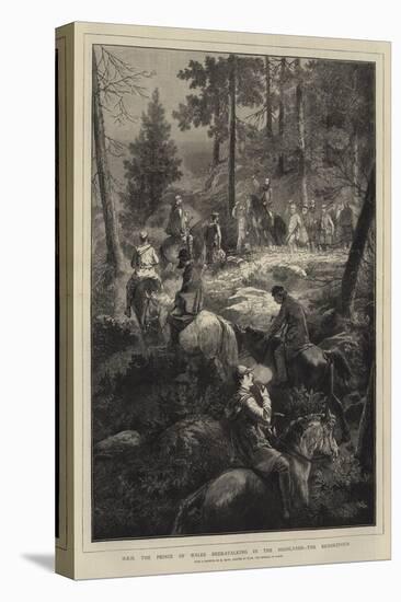 Hrh the Prince of Wales Deer-Stalking in the Highlands, the Rendezvous-Mihaly von Zichy-Premier Image Canvas