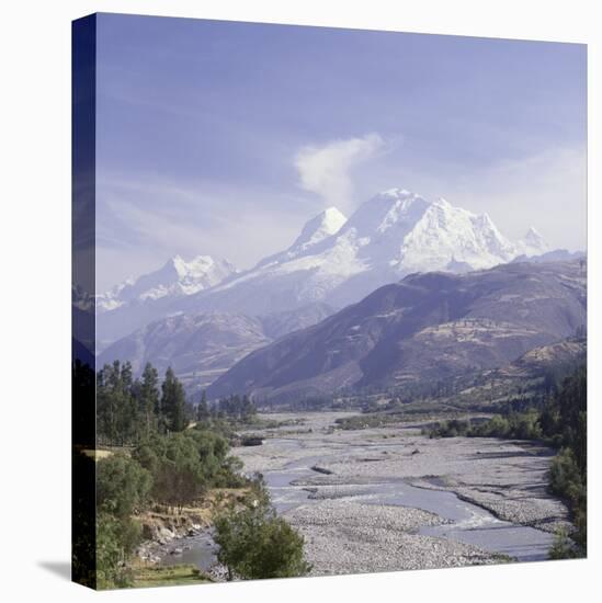 Huandoy, Huascaran and Alpamayo Mountains, Peru-null-Premier Image Canvas