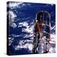 Hubble Space Telescope Above the Earth-null-Premier Image Canvas