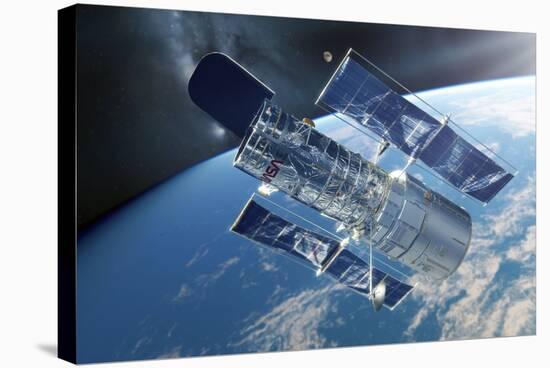 Hubble Space Telescope, Artwork-Detlev Van Ravenswaay-Premier Image Canvas