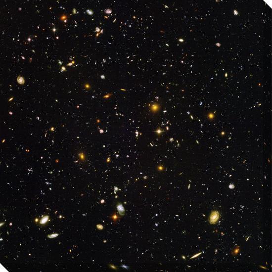 Hubble Ultra Deep Field Galaxies-null-Stretched Canvas