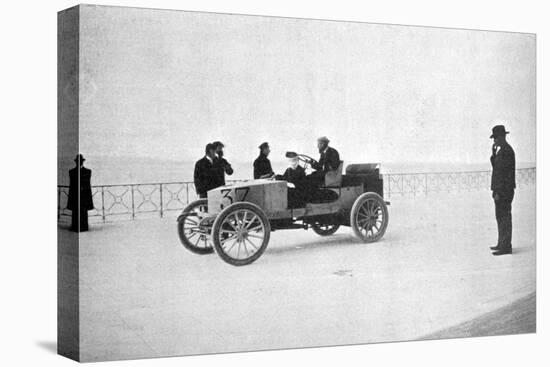 Hubert Le Blon, in His Gardner-Serpollet Steam Car, Nice, 1903-null-Premier Image Canvas