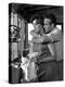 HUD, 1963 directed by MARTIN RITT Paricia Neal / Paul Newman (b/w photo)-null-Stretched Canvas