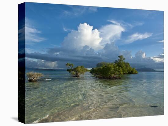 Huge Cloud Formations over the Marovo Lagoon, Solomon Islands, Pacific-Michael Runkel-Premier Image Canvas