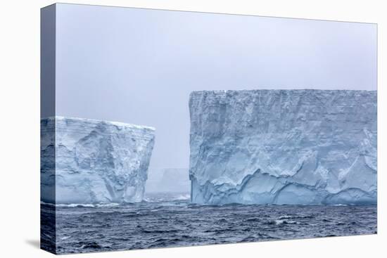 Huge Tabular Icebergs Broken Off from B-17A Iceberg Near Cooper Bay, Polar Regions-Michael Nolan-Premier Image Canvas