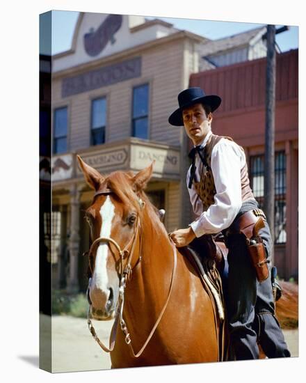 Hugh O'Brian, The Life and Legend of Wyatt Earp (1955)-null-Stretched Canvas