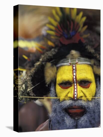 Huli Wigman, Tari, Papua New Guinea, Oceania-Michele Westmorland-Premier Image Canvas