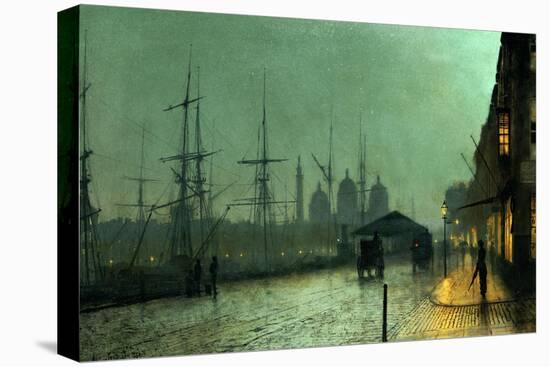 Humber Dockside, Hull-John Atkinson Grimshaw-Premier Image Canvas