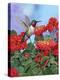 Hummingbird and Flower 2-William Vanderdasson-Premier Image Canvas