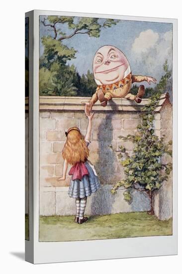 Humpty Dumpty, from Alice's Adventures in Wonderland and through the Looking-Glass and What Alice F-John Tenniel-Premier Image Canvas