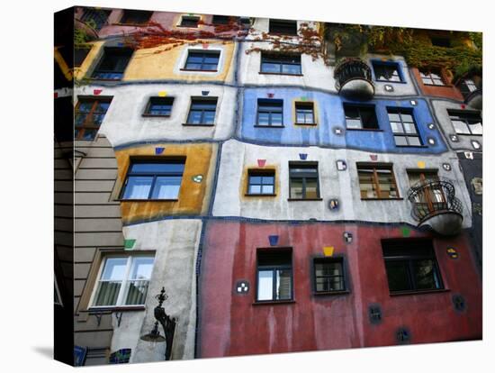 Hundertwasser House, Vienna, Austria, Europe-Levy Yadid-Premier Image Canvas