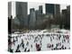 Hundreds of Ice Skaters Crowd Wollman Rink-null-Premier Image Canvas