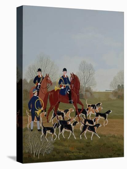 Hunt at Chantilly-Vincent Haddelsey-Premier Image Canvas