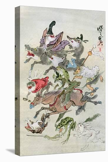 Hunting Animals, 1898-Kawanabe Kyosai-Premier Image Canvas