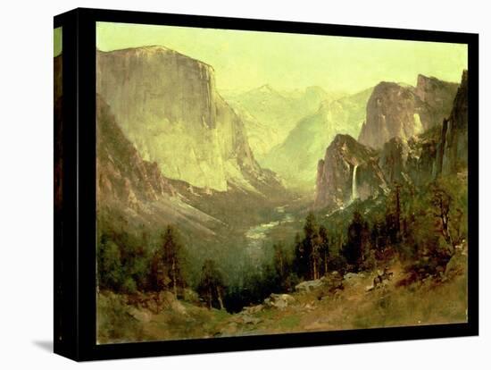 Hunting in Yosemite, 1890-Thomas Hill-Premier Image Canvas