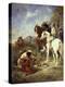 Hunting with Falcons in Algeria before 1863-Eugene Fromentin-Premier Image Canvas