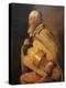 Hurdy Gurdy Player-Georges de La Tour-Premier Image Canvas