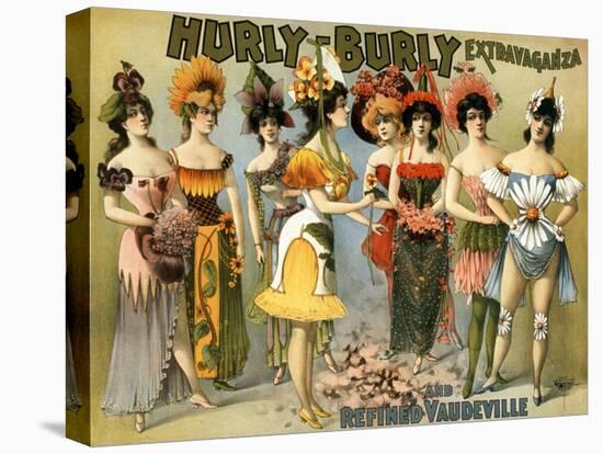 Hurly-Burly Extravaganza and Vaudeville, 1899-Science Source-Premier Image Canvas
