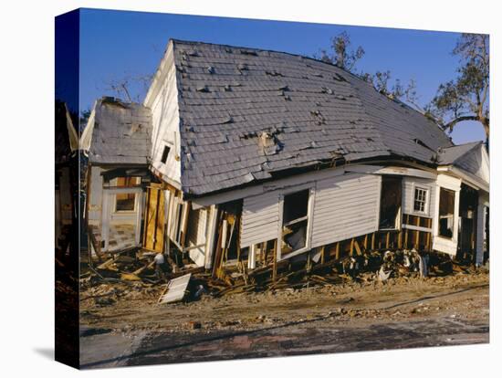 Hurricane Damage, Louisiana, USA-Walter Rawlings-Premier Image Canvas