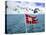 Hurtigruten Cruise Ship Postal Service Flag Displayed, Weddell Sea, Antarctica-Miva Stock-Premier Image Canvas