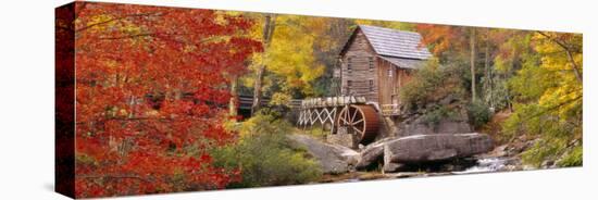 Hut in a Forest, St. Park, Glade Creek Grist Mill Babcock, West Virginia, USA-null-Premier Image Canvas