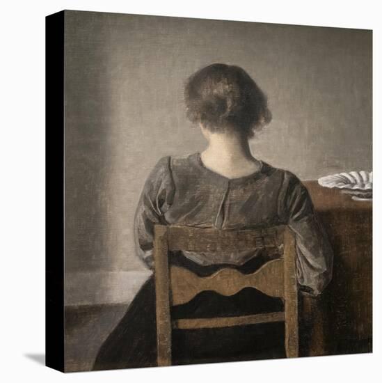 Hvile also called Repos, 1905-Vilhelm Hammershoi-Premier Image Canvas