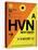 HVN New Haven Luggage Tag I-NaxArt-Stretched Canvas