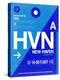 HVN New Haven Luggage Tag II-NaxArt-Stretched Canvas