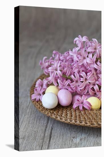 Hyacinth Blossoms and Easter Eggs-Andrea Haase-Premier Image Canvas