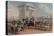 Hyde Park Corner, 1838 (Coloured Engraving)-James Pollard-Premier Image Canvas