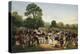 Hyde Park, London, England, Entrance of Queen Victoria-Thomas Musgrave Joy-Premier Image Canvas