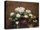 Hydrangeas, Wallflowers and Two Pots of Pansies, 1879-Henri Fantin-Latour-Premier Image Canvas