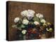 Hydrangeas, Wallflowers and Two Pots of Pansies, 1879-Henri Fantin-Latour-Premier Image Canvas