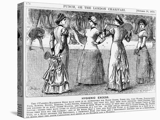 Hygienic Excess, 1879-George Du Maurier-Premier Image Canvas