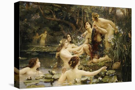 Hylas and the Water Nymphs-Henrietta Rae-Premier Image Canvas