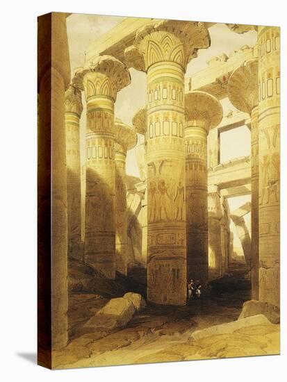 Hypostyle Hall, or Hall of Columns, 13th Century BC, Temple of Amon, Karnak, Egypt-David Roberts-Premier Image Canvas