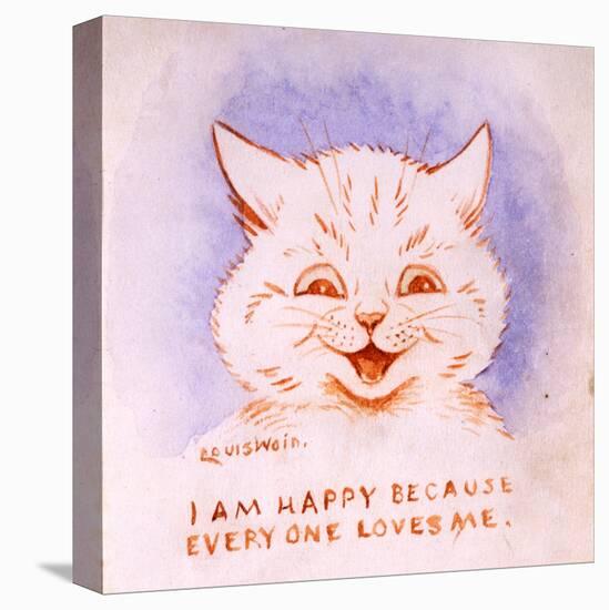 I Am Happy Because Everyone Loves Me, C.1928-Louis Wain-Premier Image Canvas