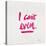 I Can't Even Pink-Cat Coquillette-Stretched Canvas