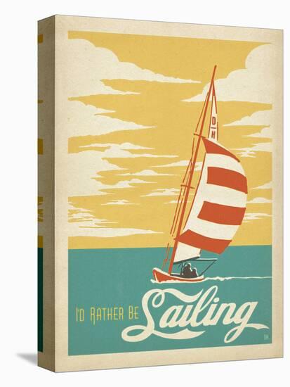 I’d Rather Be Sailing-Anderson Design Group-Stretched Canvas