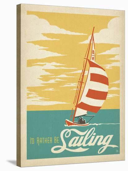 I’d Rather Be Sailing-Anderson Design Group-Stretched Canvas