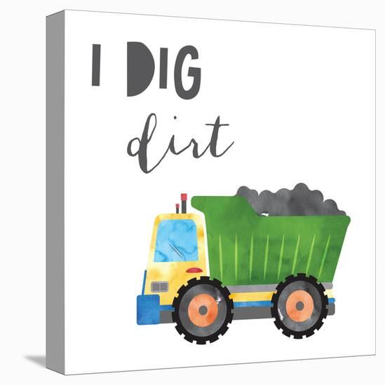 I Dig Dirt V2-Jennifer McCully-Stretched Canvas