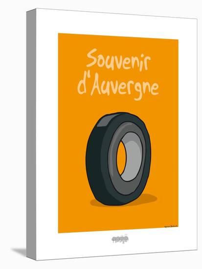 I Lov'ergne - Souvenir d'Auvergne-Sylvain Bichicchi-Stretched Canvas
