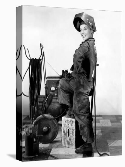 I Love a Soldier, Paulette Goddard, 1944-null-Stretched Canvas