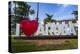 I Love Aruba Sign in Downtown Oranjestad, Capital of Aruba, ABC Islands, Netherlands Antilles-Michael Runkel-Premier Image Canvas