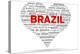 I Love Brazil-kbuntu-Stretched Canvas